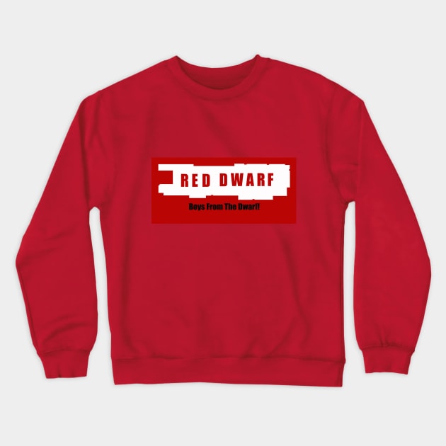 Red Dwarf Crewneck Sweatshirt by GrinningMonkey